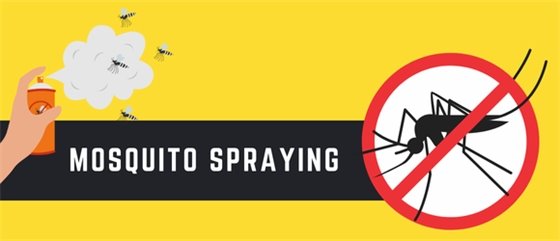 Citywide mosquito spraying.