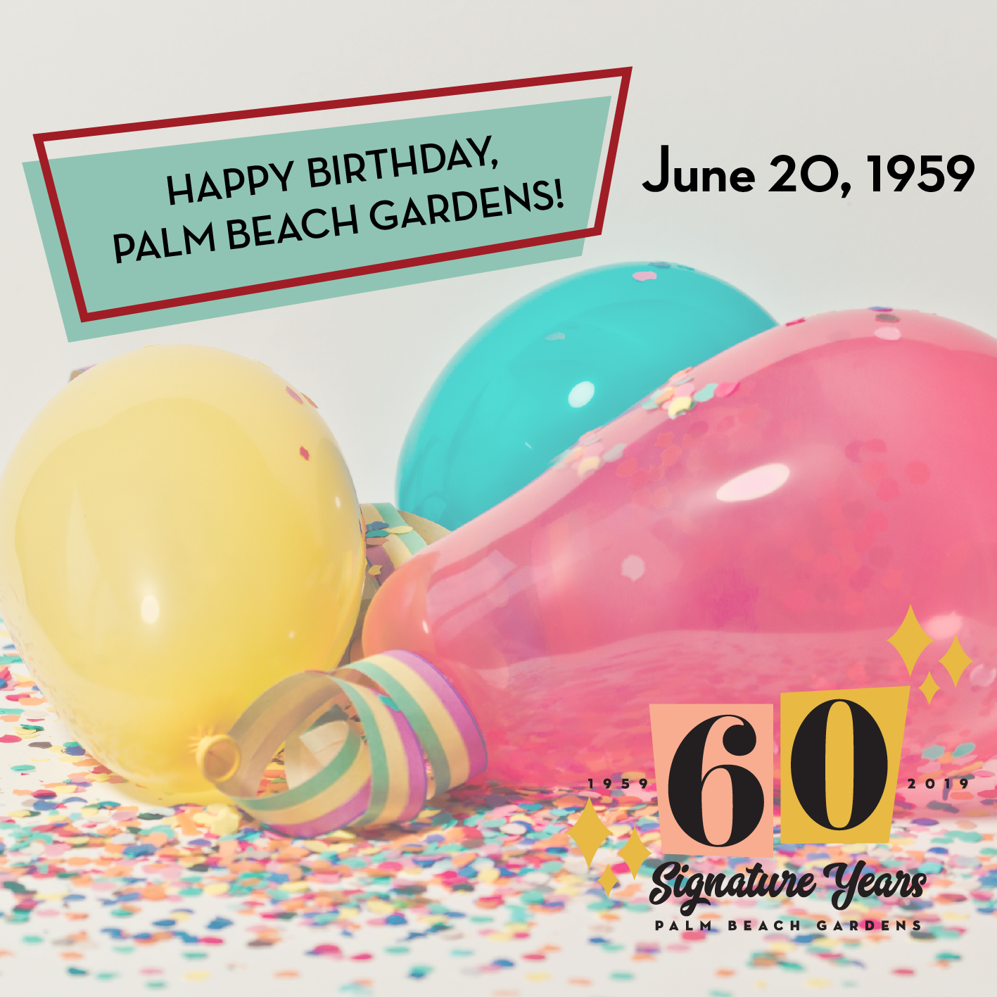 Happy Birthday, Palm Beach Gardens! June 20, 1959.