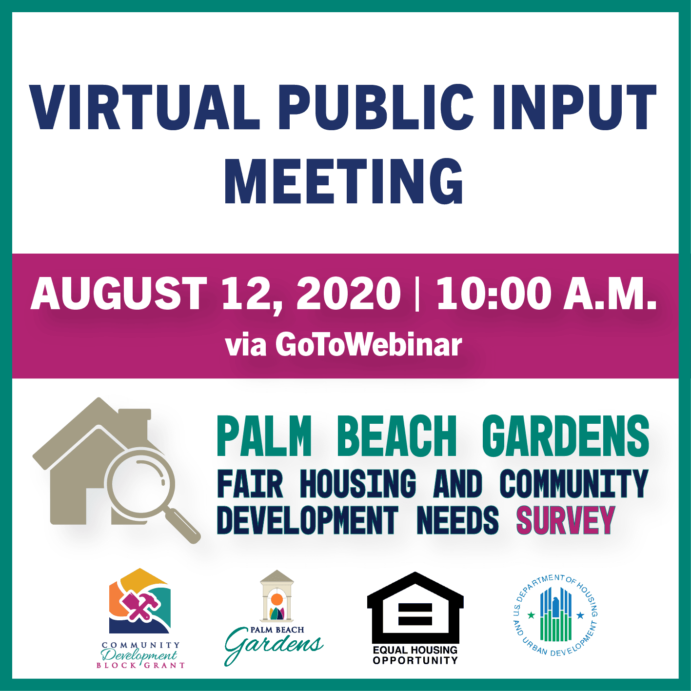 Virtual Public Meeting