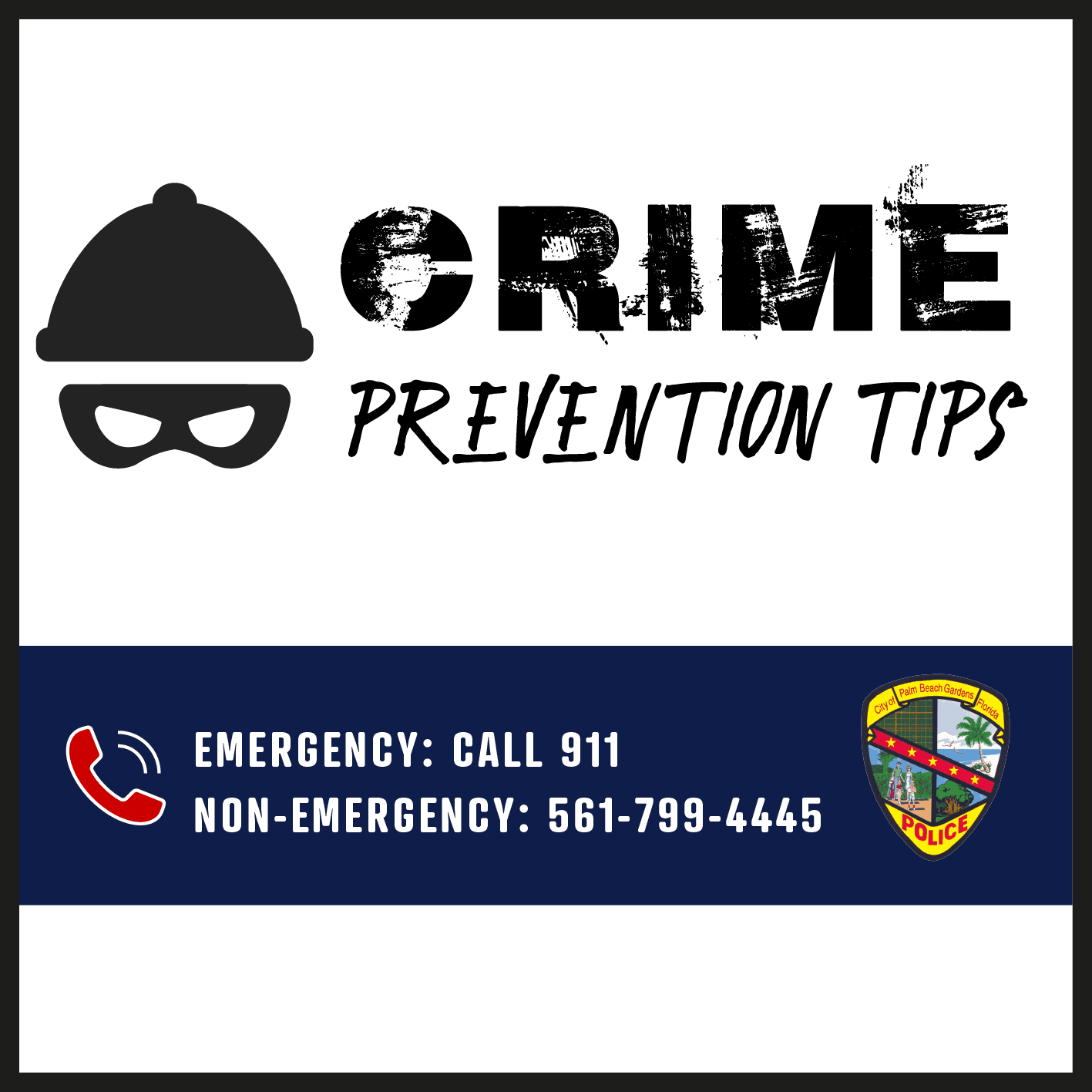 Crime Prevention Tips