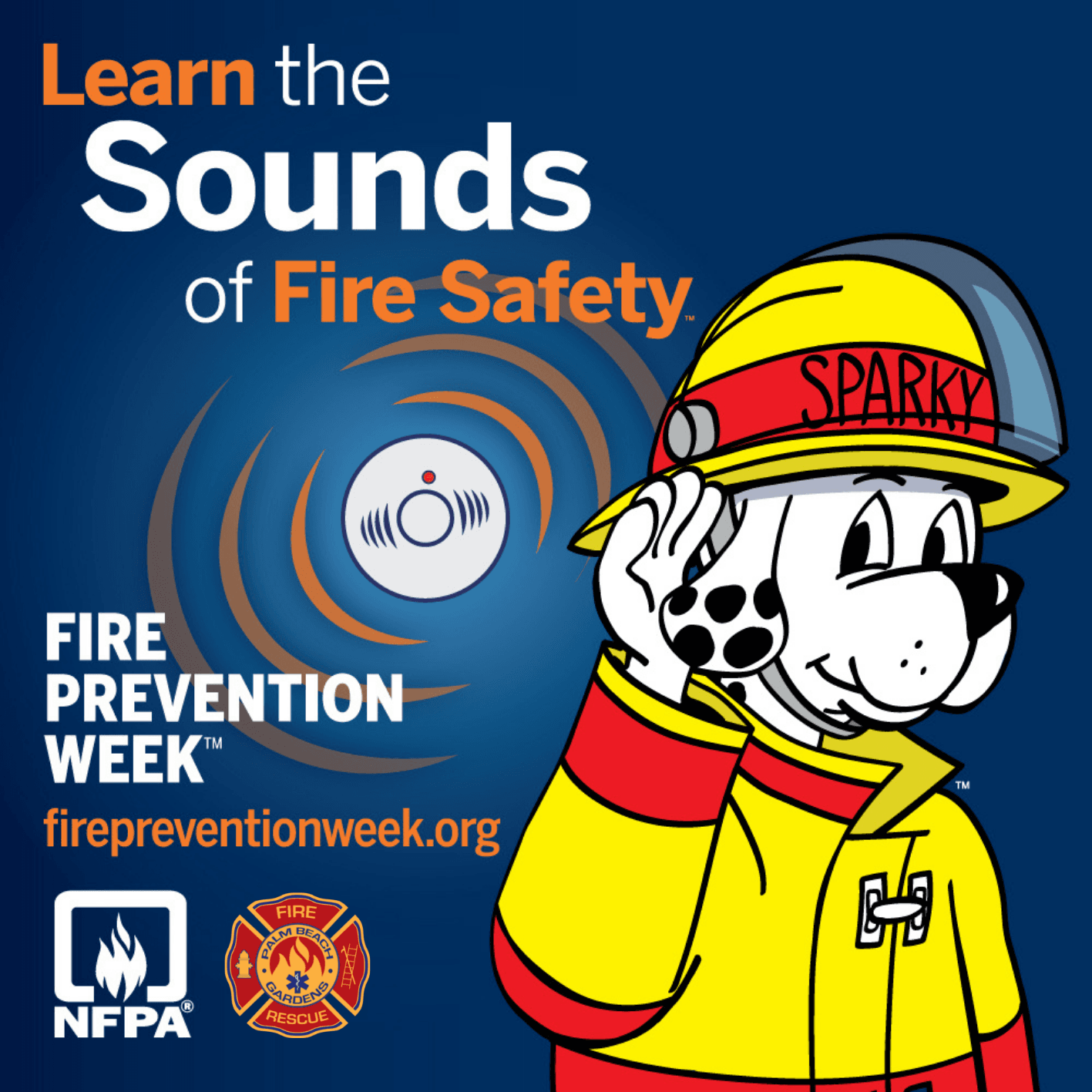 fire prevention week learn the sounds of fire safety