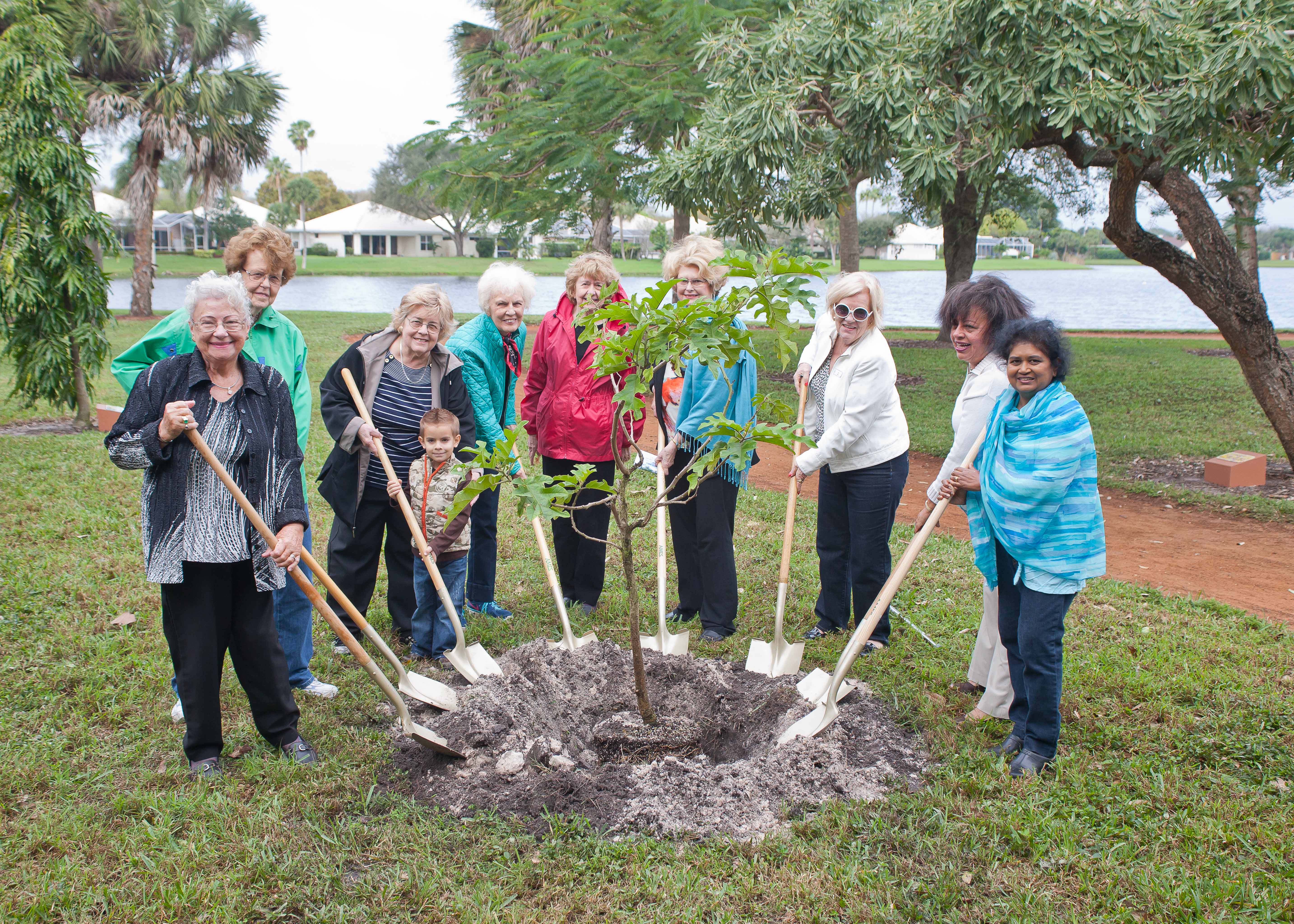 Arbor Day 2015 planting a tree