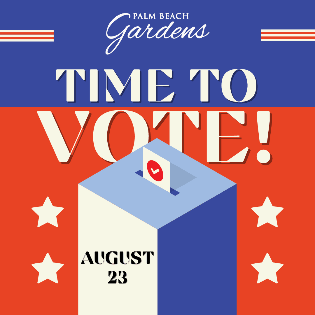 August 23 is Election Day.