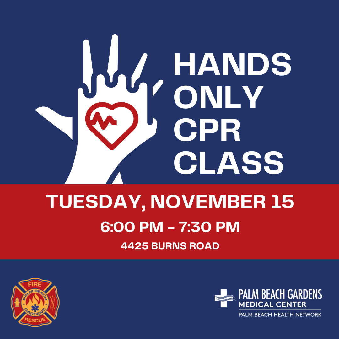 Hands-Only CPR Class November 15, 2022.