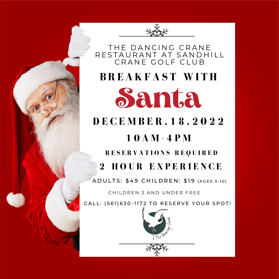 Breakfast with Santa at The Dancing Crane