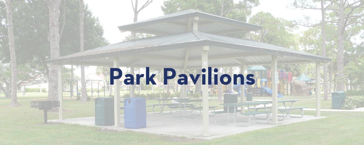 Park pavilions.