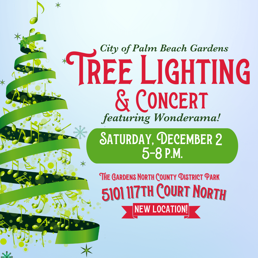 Tree Lighting and Concert Saturday, December 2.