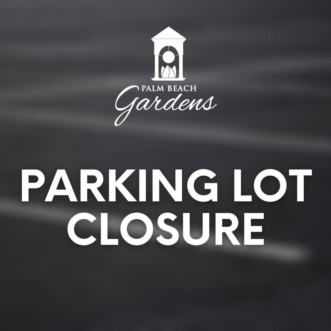 Parking Lot Closure.