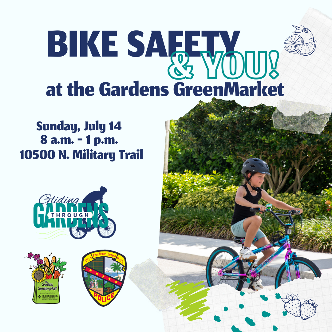 Bike Safety and you at the Gardens GreenMarket.
