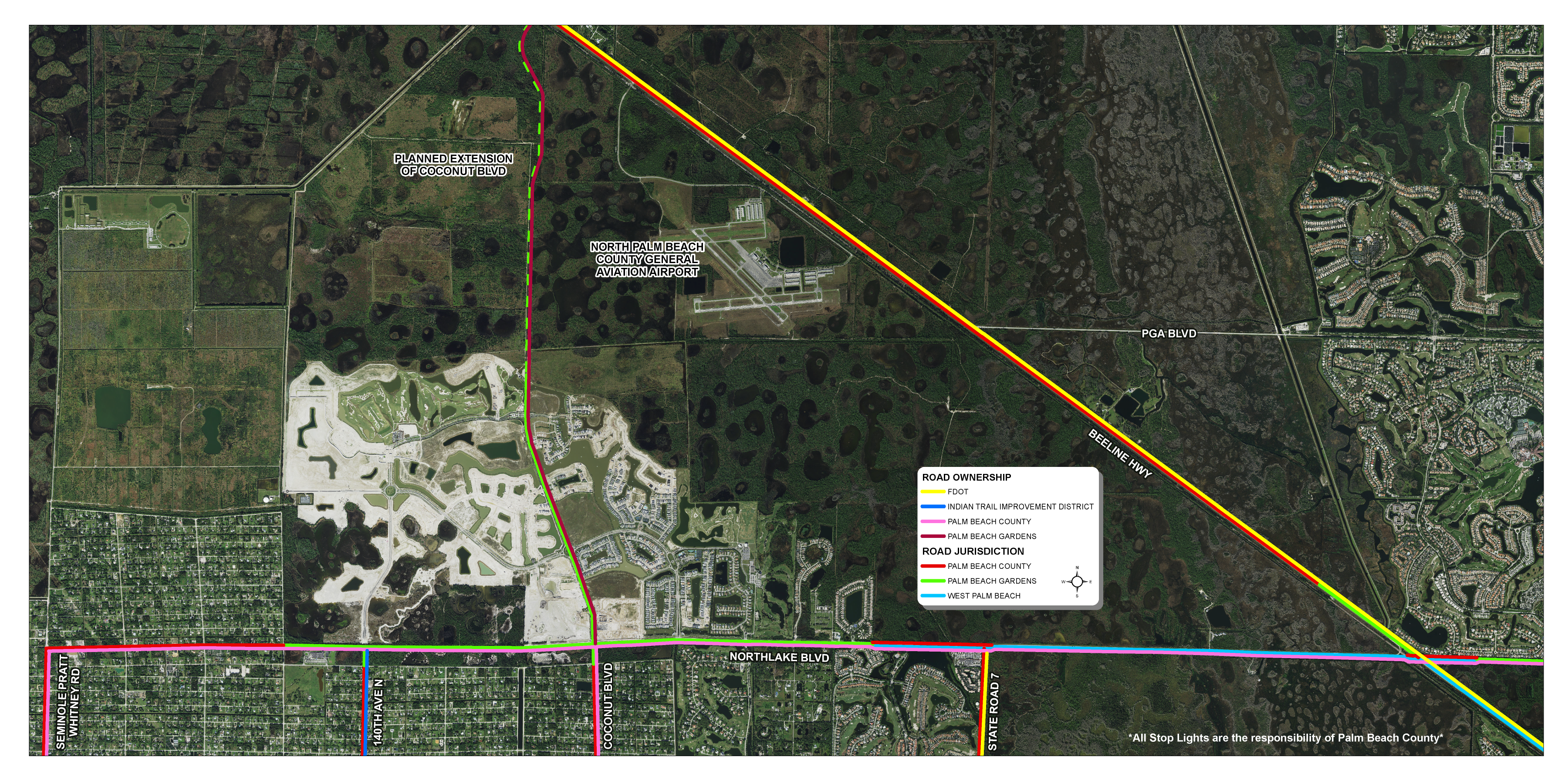 Western Northlake Blvd Jurisdiction Map.