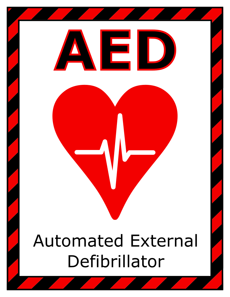 AED. Automated External Defibrillator.