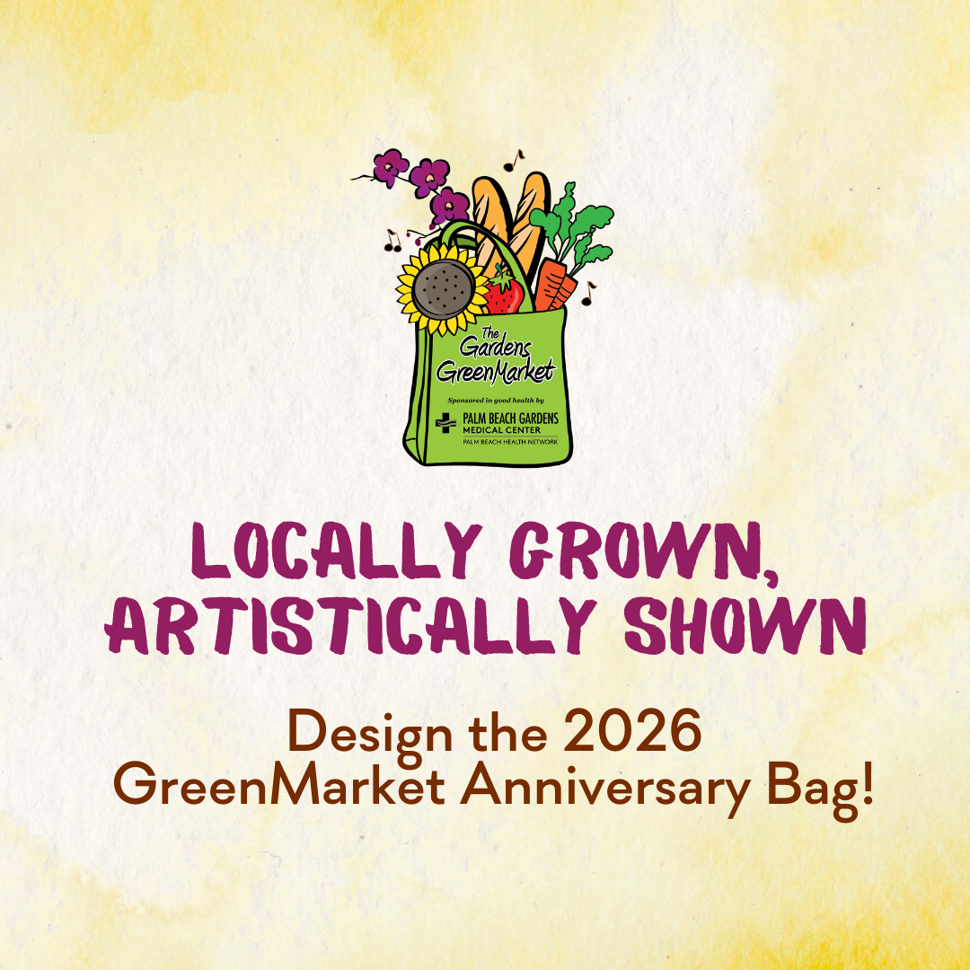 Design the 2026 Gardens GreenMarket Anniversary Bag.