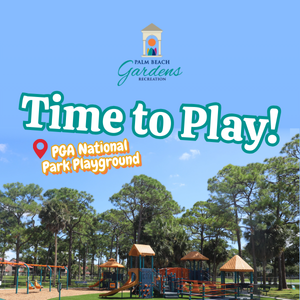Time to play, the PGA National Park Playground is open.