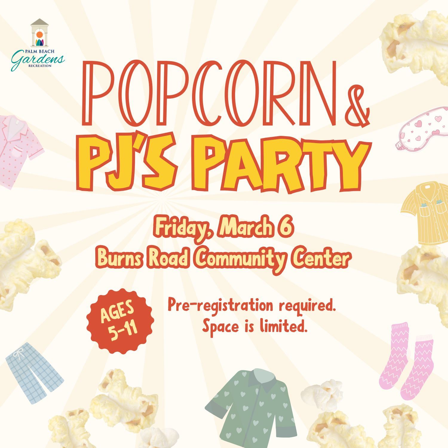 Popcorn Pjs Event