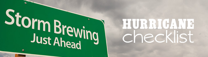 Hurricane Checklist.