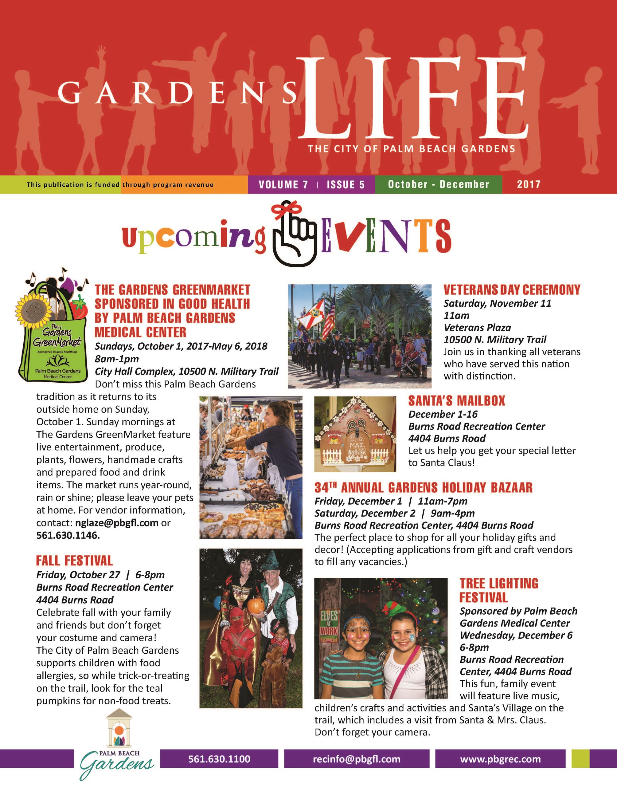 Gardens Life October - December 2017