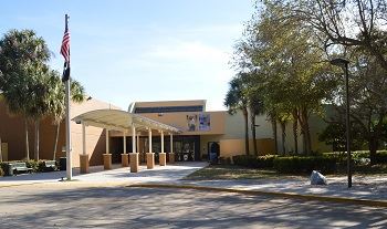 Entrance to Burns Road Recreation Center