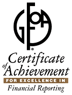GFOA Certificate of Achievement Award