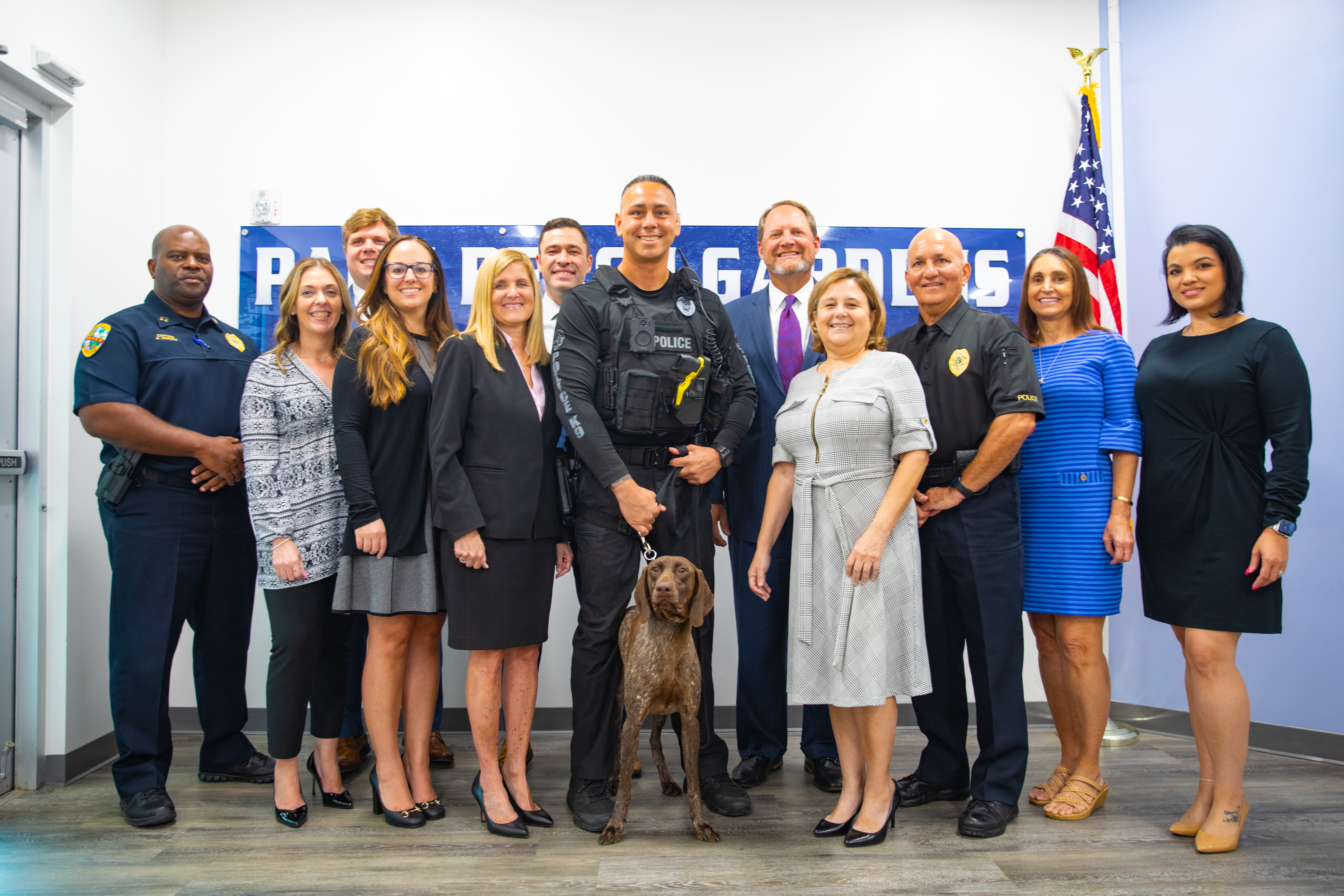 K-9 Mina Group Photo.